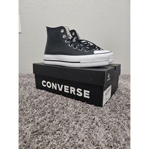 Converse Women's Chuck Taylor All Star Lift Platform Leather High Top Sneaker 7